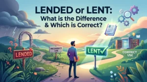 Lended or Lent