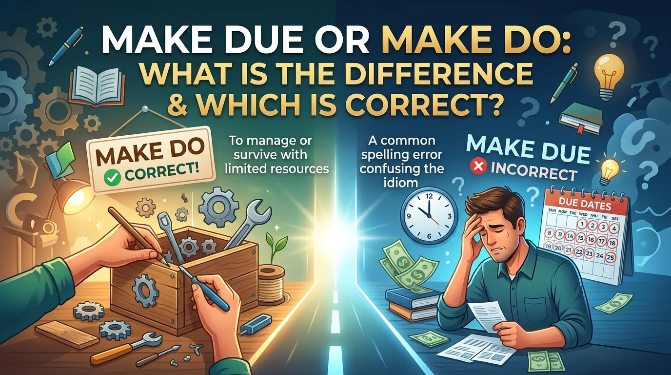 Make Due or Make Do