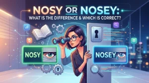 Nosy or Nosey