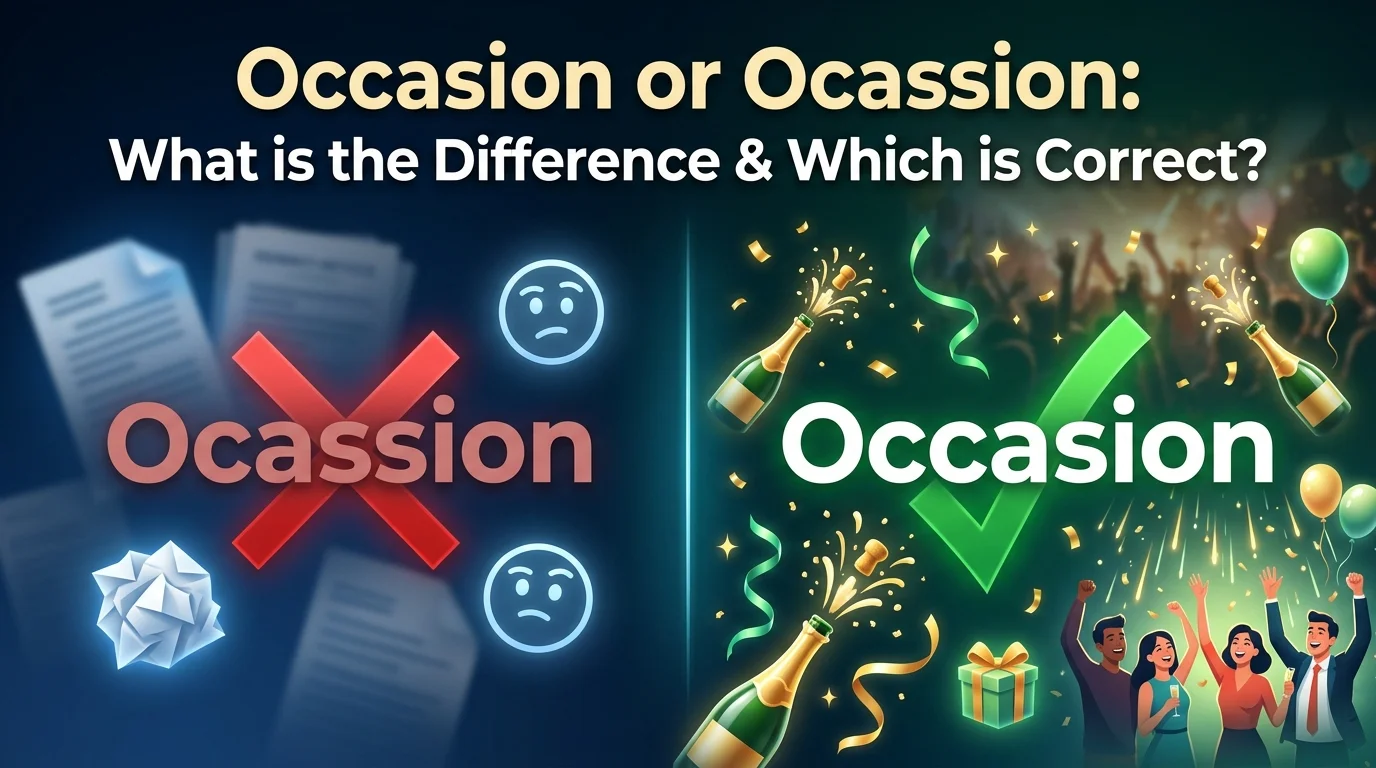 Occasion or Ocassion