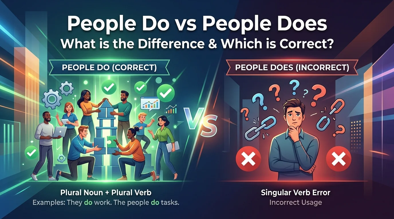 People Do vs People Does