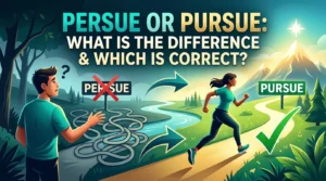 Persue or Pursue
