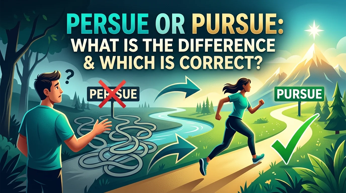 Persue or Pursue