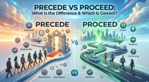 Precede vs Proceed