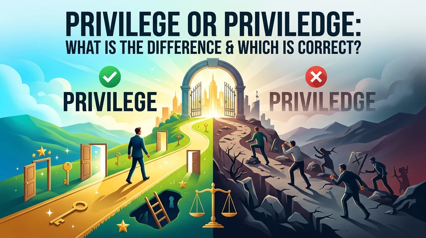 Privilege or Priviledge