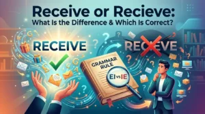 Receive or Recieve