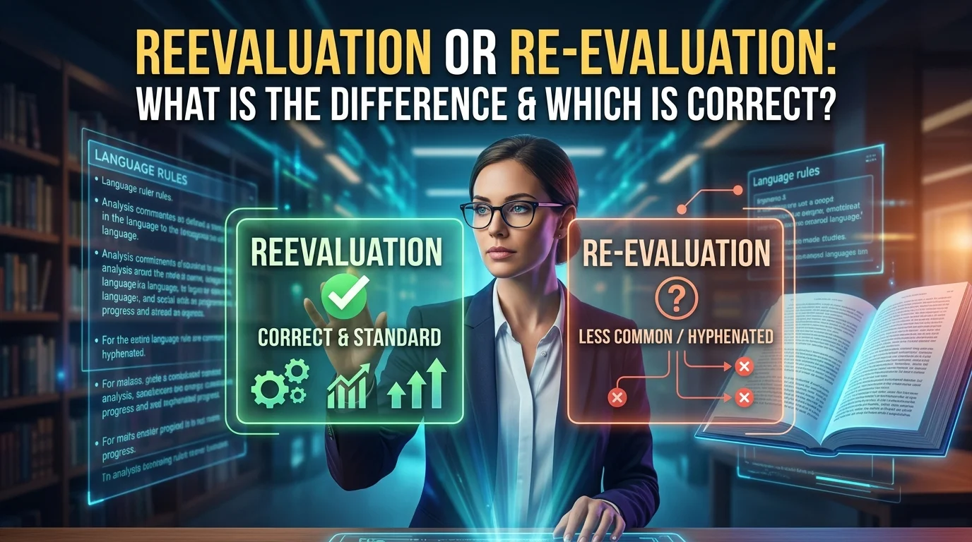 Reevaluation or Re-Evaluation