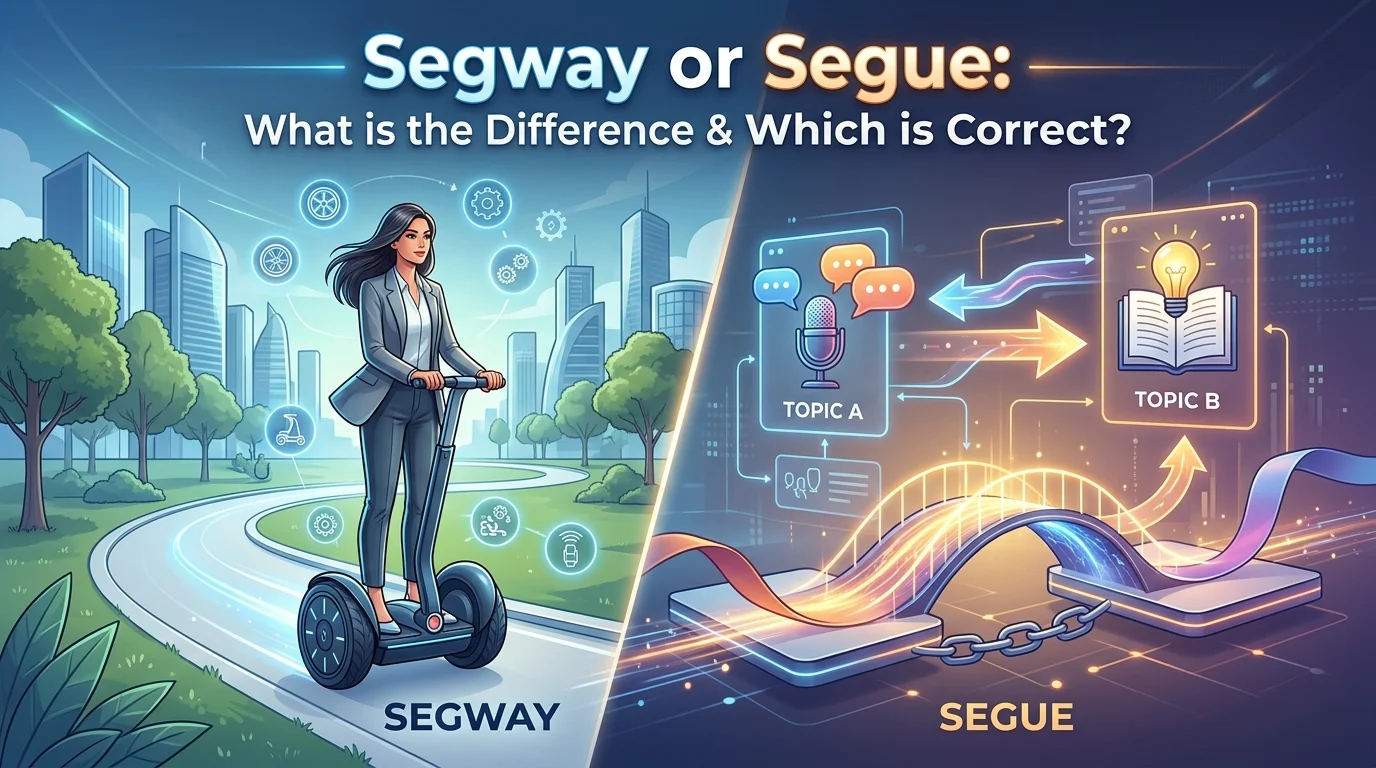 Segway or Segue