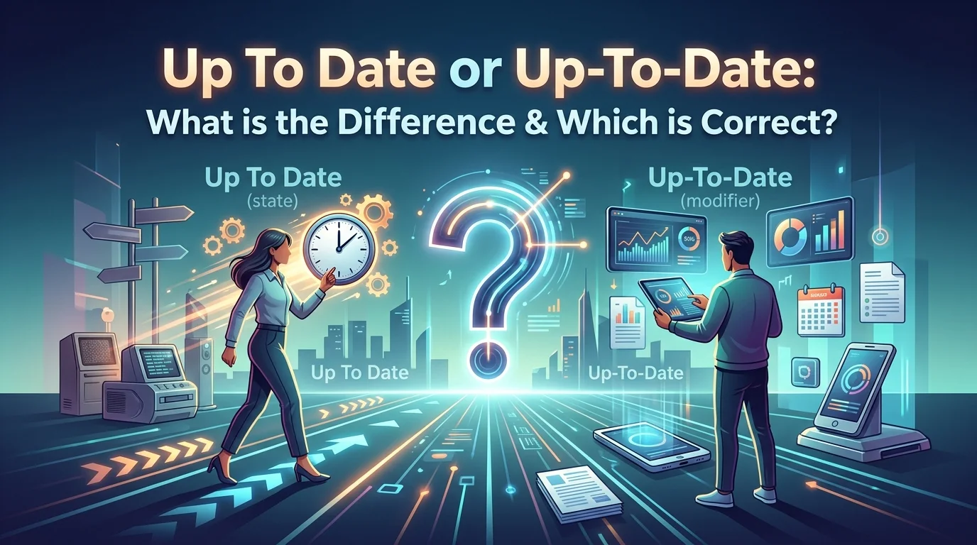 Up To Date or Up-To-Date