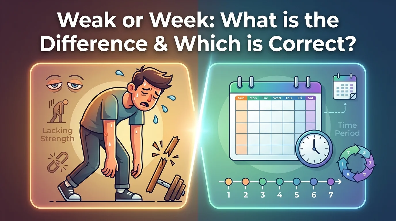 Weak or Week