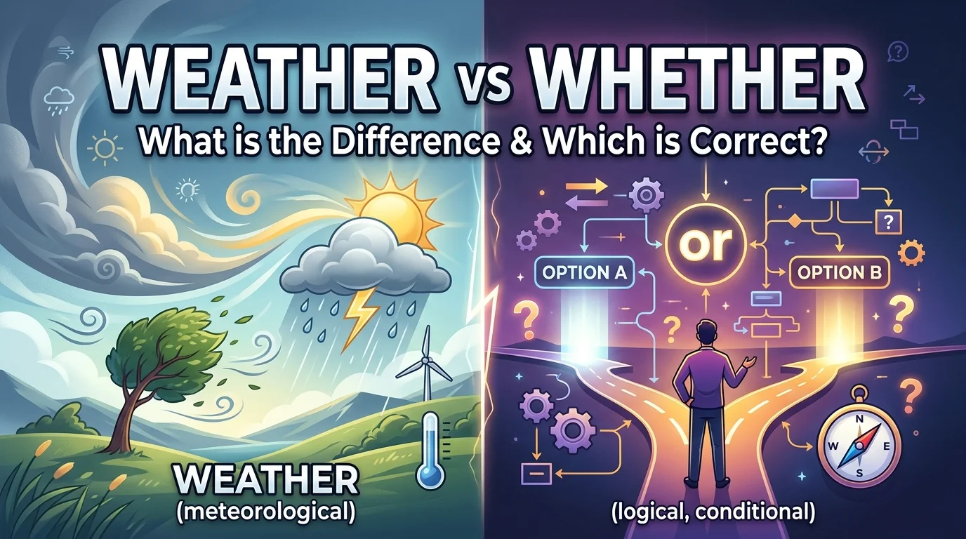 Weather vs Whether
