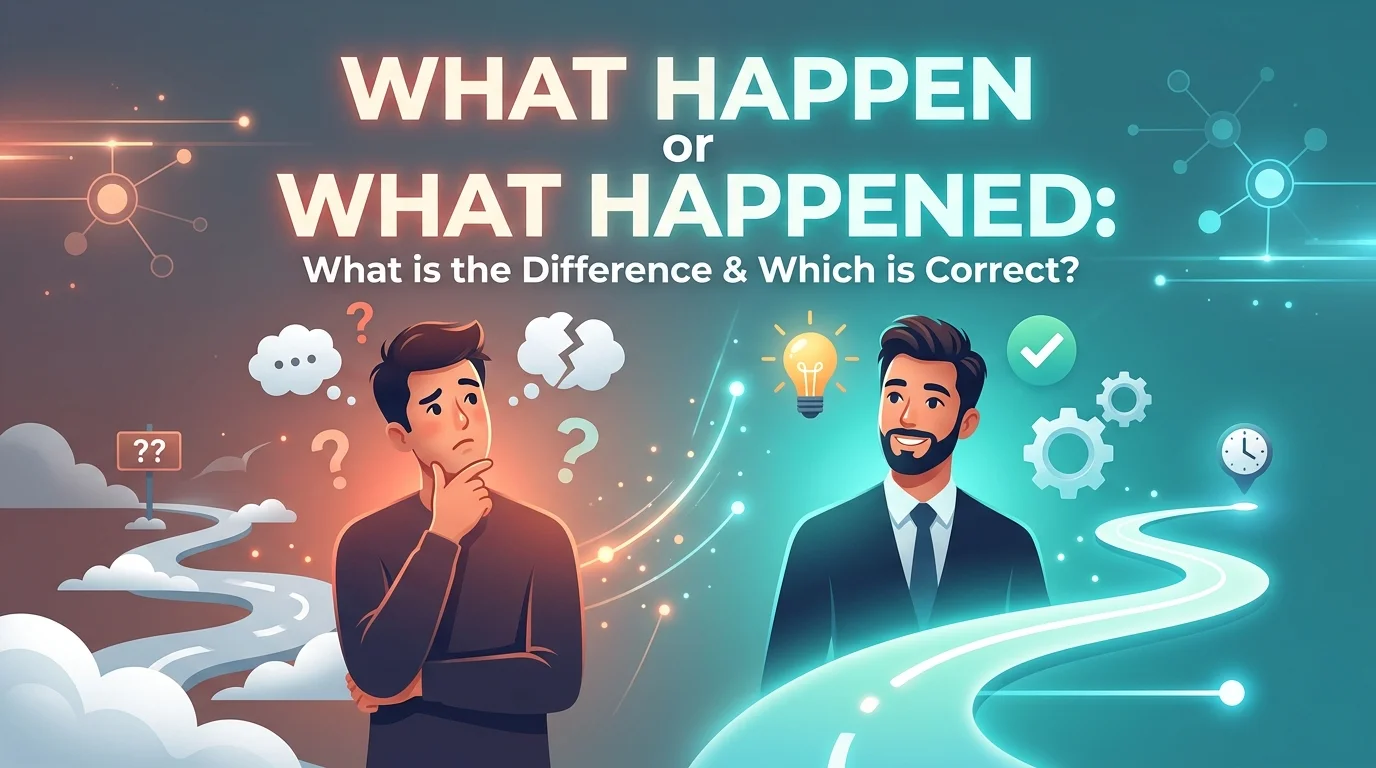 What Happen or What Happened