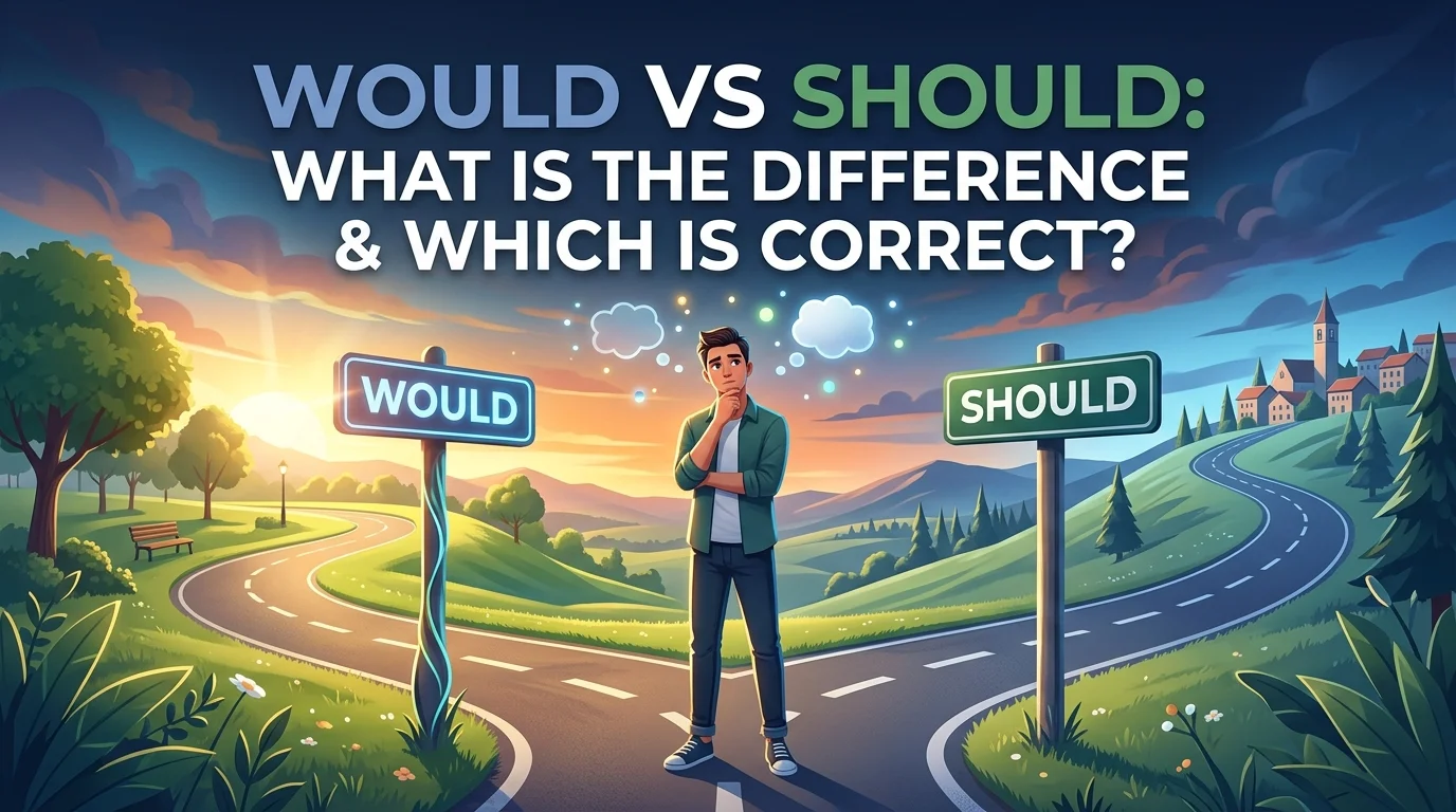 Would vs Should