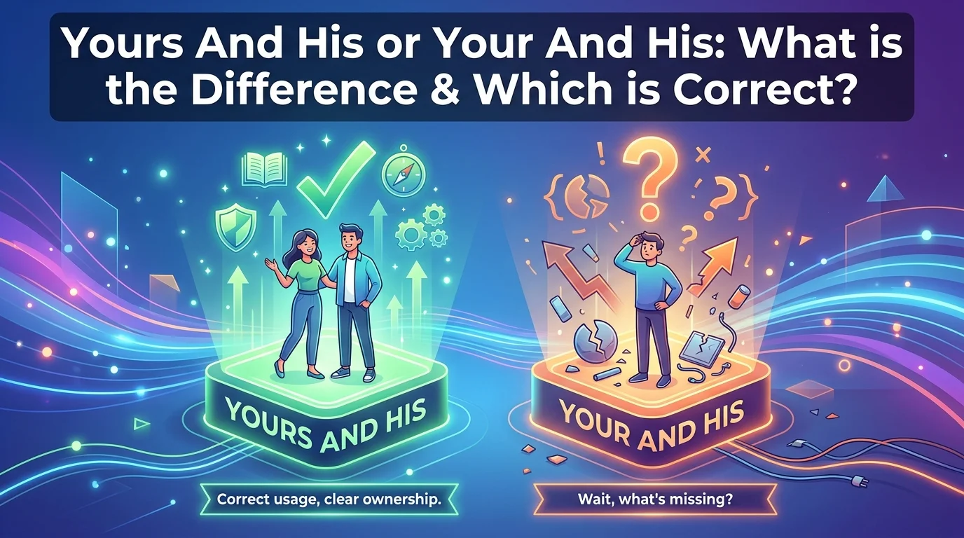 Yours And His or Your And His